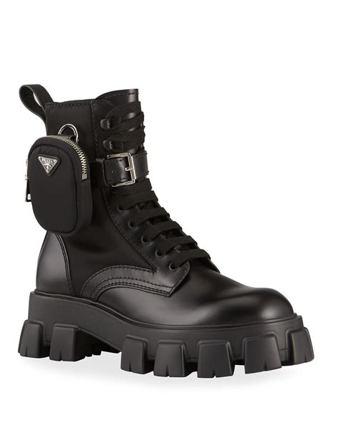 prada boots with bags|Prada combat boots sale.